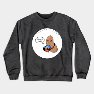 Alternate Poly Flag: Inclusive Bean Crewneck Sweatshirt